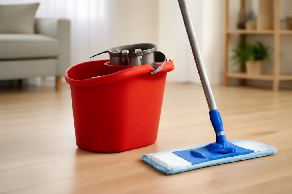 Moderne beste dweilmop voor effectief vloeren reinigen