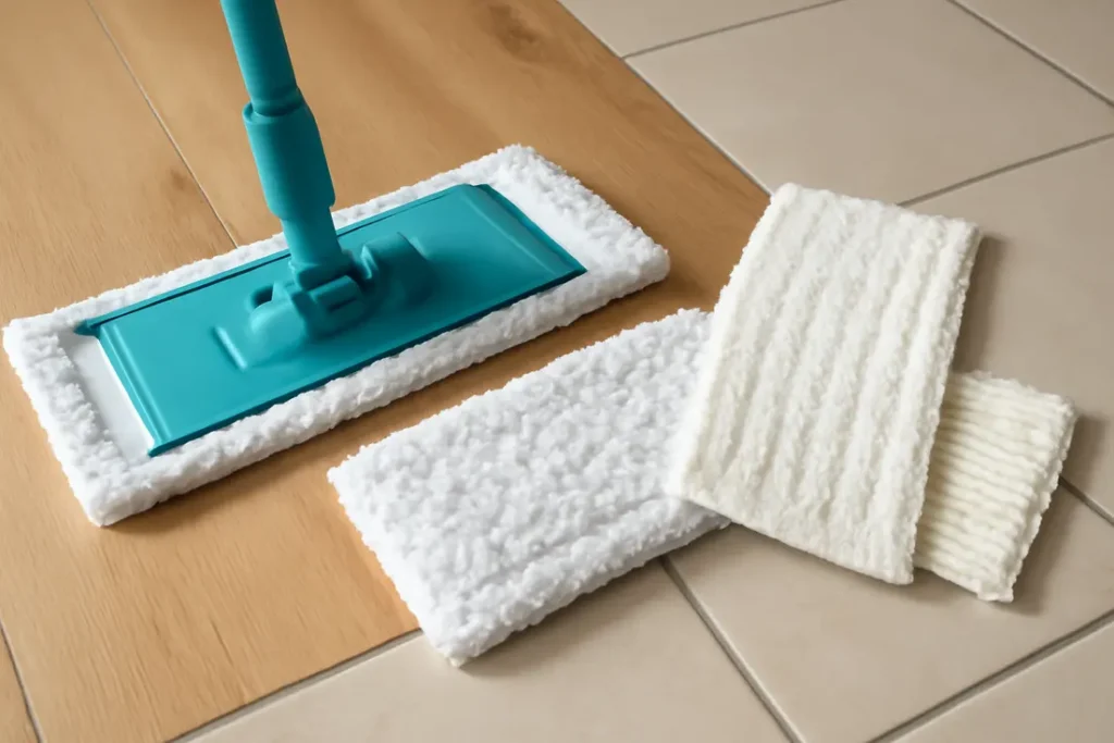 Leifheit dweildoeken assortimentsverpakking op display